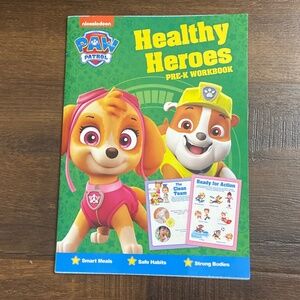 NEW VINTAGE PAW PATROL PRE K WORKBOOK FUN LEARNING COLORING PAGES